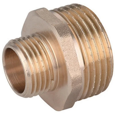 Nipple diritto ridotto mm ottone giallo ibp 1 1/4 x 3/4
