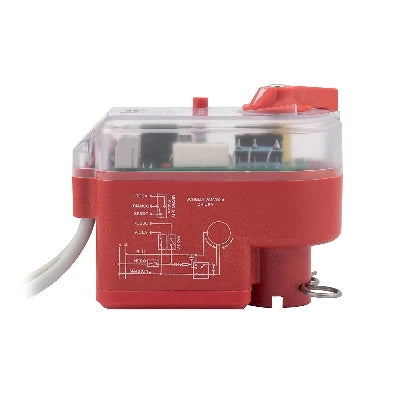 Servocomando elettrico c/sblocco per valvole di zona a sfera 230v x 25 sec.