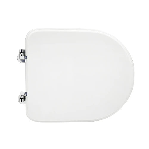 Sedile wc per delta vaso gea forma 6 bianco cerniera a passanti