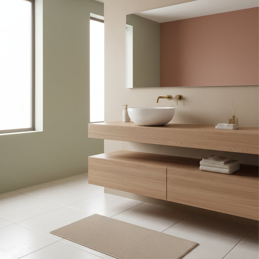 Lavabo da appoggio tondo T-Edge Ceramica Globo bordo sottille 6 mm