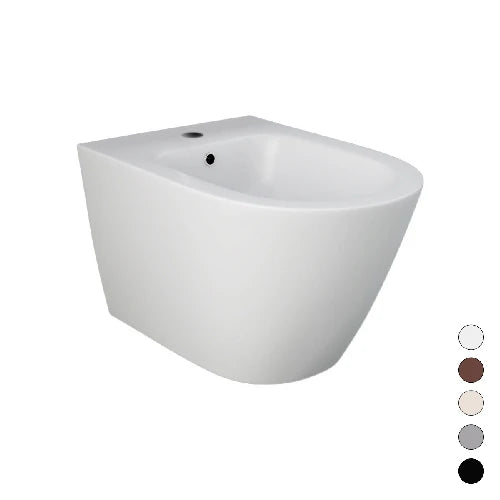 Bidet sospeso feeling fissaggio nascosto er. rub nero opaco mat