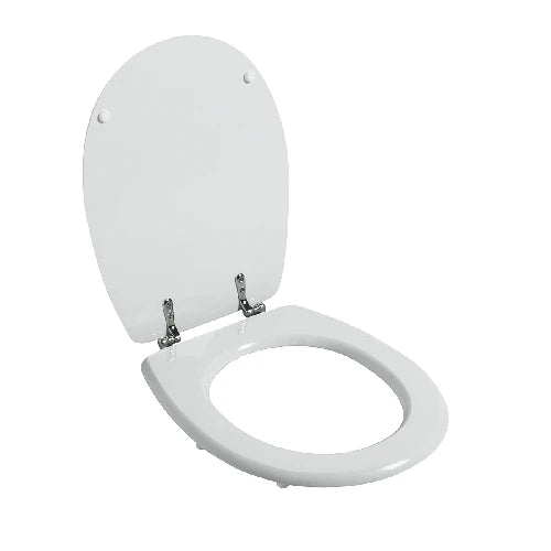 Sedile wc poliestere bianco per vaso ausil line bianco