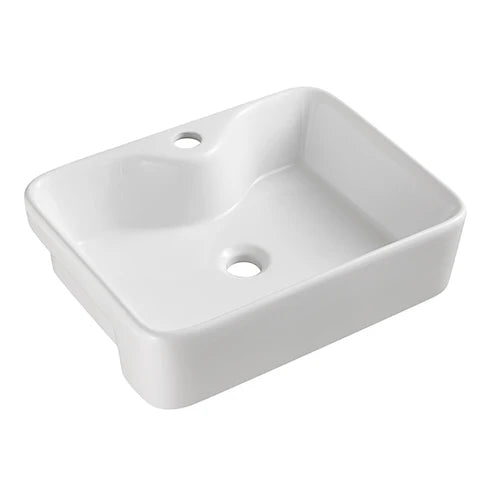 Lavabo semincasso mod. rsi03 bianco