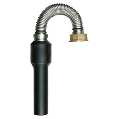 Raccordo di transizione pe-tubo flessibile inox 32 x 1