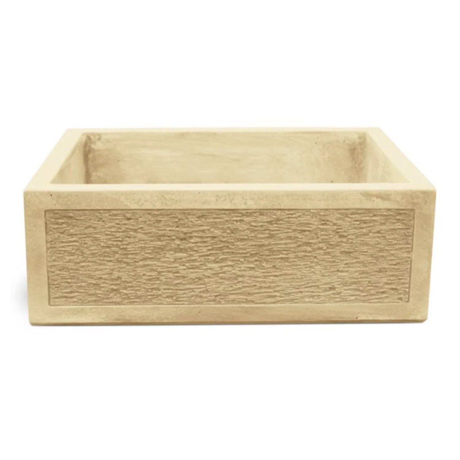 Acquaio da giardino in cemento nocciola cm 45x35x16h cm modello Best