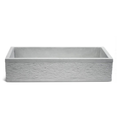 Acquaio da giardino in cemento Grigio cm 70x35x16h cm modello Best XL