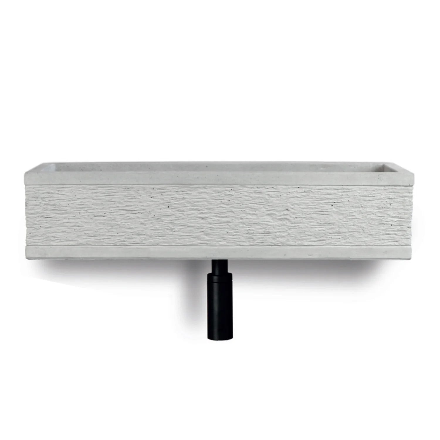 Acquaio da giardino in cemento Grigio cm 70x35x16h cm modello Best XL