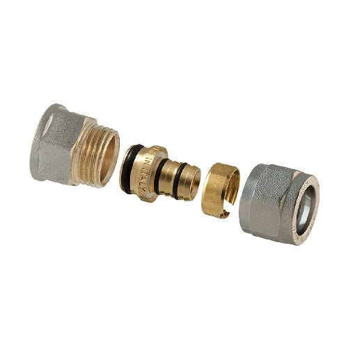 Raccordo diritto femmina a compressione p/multistrato 2pz assemblato 3/4 x 1 26 3 00