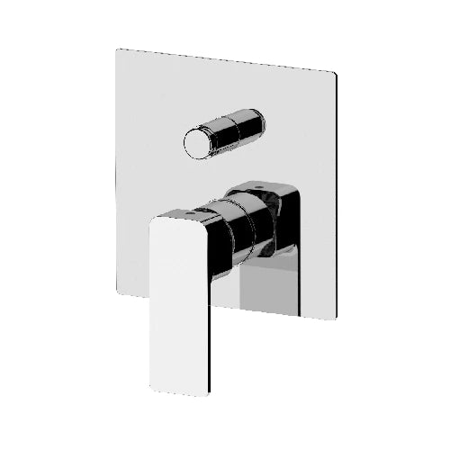 Miscelatore monocomando incasso con deviatore linea icon oro spazzolato