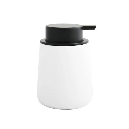 Dispenser sapone in ceramica maonie nero opaco