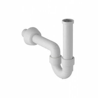 Sifone ad s per lavabo bianco diam. 40 mm g. 1 1/4