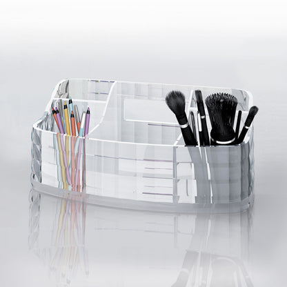 Organizer da appoggio Gedy serie Glady - Trasparente by CeramicStore | Lo specialista del tuo bagno