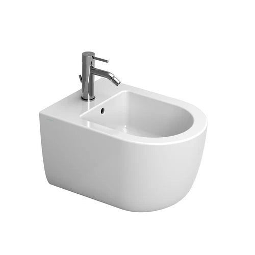 Bidet sospeso mirto short vortice erogazione rubinetto