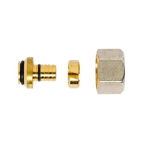 Raccordo per tubo multistrato metallo plastico 20x2