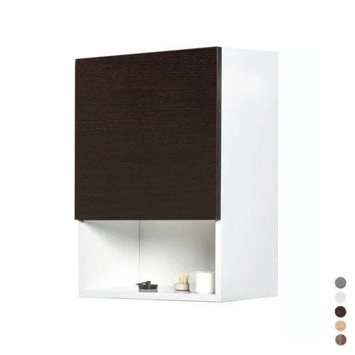 Pensile ad 1 anta e vano a giorno grigio