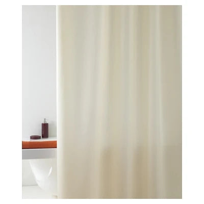 Tenda per doccia 2 lati in tessuto cm. 180 x 200 mod. beige -