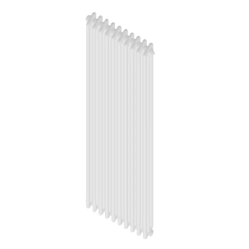 Radiatore tubolare ardesia 3 colonne h1856 3 elementi bianco