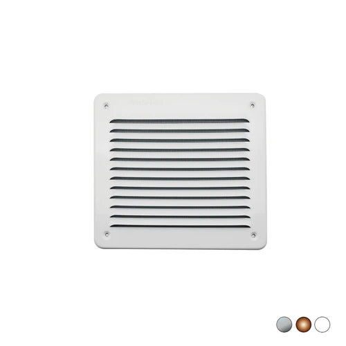 Griglia in metallo da sovrapporre con rete l. 193 x h. 165 mm alluminio ramato