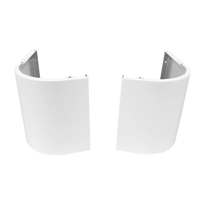 Coppia zoccoli verniciati per fancoils flat h. 13 cm