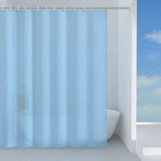 Tenda doccia in tessuto 180x200 cm modello Basic di Gedy - Azzurro by CeramicStore | Lo specialista del tuo bagno