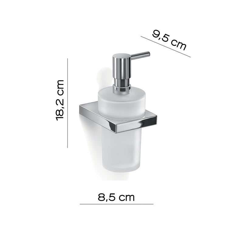Dosasapone in Ottone e Cromall Gedy serie Lanzarote - Cromato by CeramicStore | Lo specialista del tuo bagno