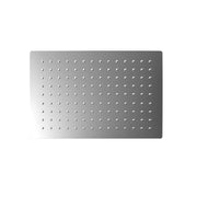 Soffione doccia rettangolare ultraslim 30x20 cm con braccio doccia in acciaio inox lucidato di Ares by CeramicStore | Lo specialista del tuo bagno