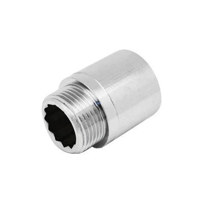 Prolunga filettata mf in ottone cromo ibp 1 x 10