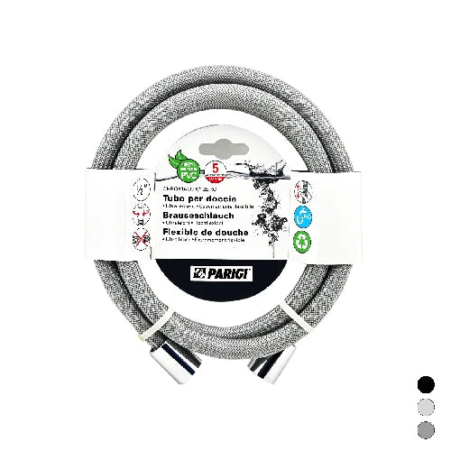 Flessibile doccia chromalux zero silver grey cm 150