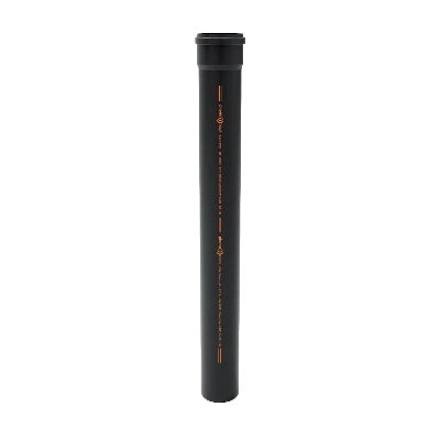 Tubo phono black 1 bicchiere diam. 50 lungh. 2000