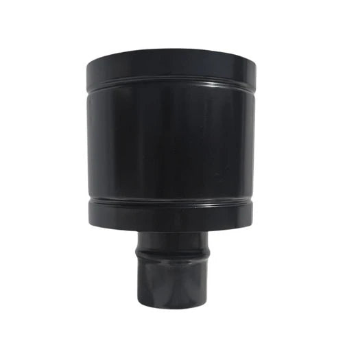 Cappello antivento inox304 per canne fumarie a pellet nero diam. 80