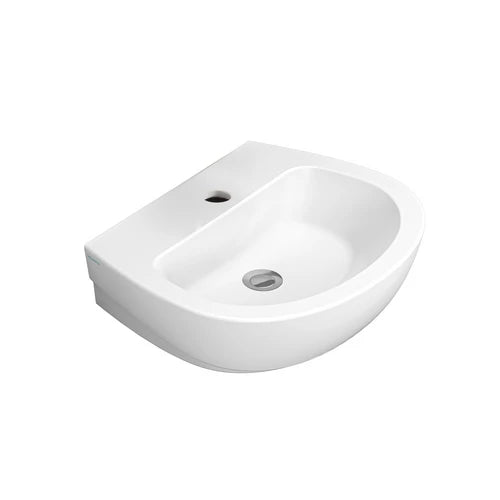 Lavabo da appoggio demy monoforo l. 55 cm