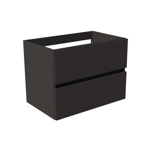 Base 2 cassetti sospesa city legno nodato cm 70