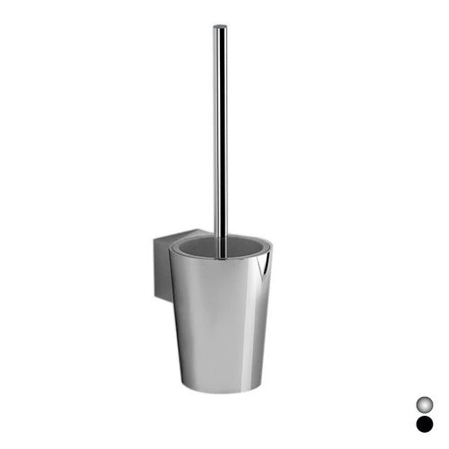 Portascopino da muro kooky nero cm 12 2 x h.42 2 x 14 2