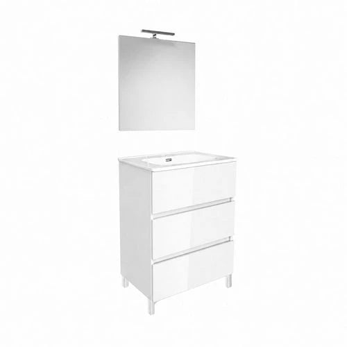 Mobile bagno valencia l. 60 cm bianco lucido