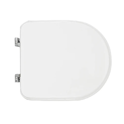 Sedile wc per kerasan vaso flo 48 forma 6 bianco cerniere c espansion