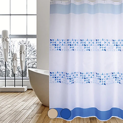 Tenda per doccia in tessuto poliestere porto cm 180x200 beige