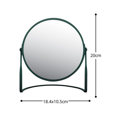 Specchio ingranditore da tavolo su base in acciaio modello Akira colore verde scuro by CeramicStore | Lo specialista del tuo bagno