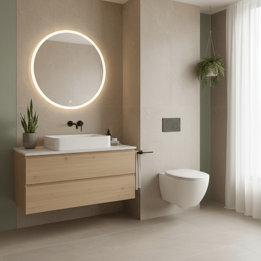 WC sospeso mascalzone con profondità ridotta di 48 cm Domus Falerii Mascalzone Con sedile Normal Close