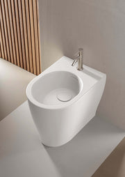 Bidet filomuro Domus Falerii collezione Multipla bianco lucido