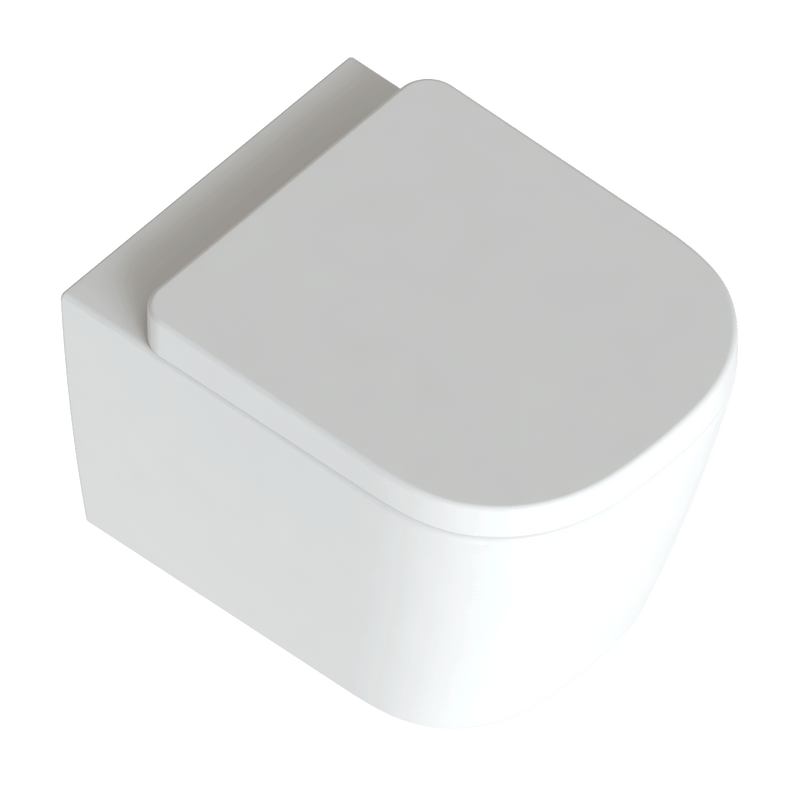 Sanitari sospeso squadrati domus falerii foglia quadra wc senza brida