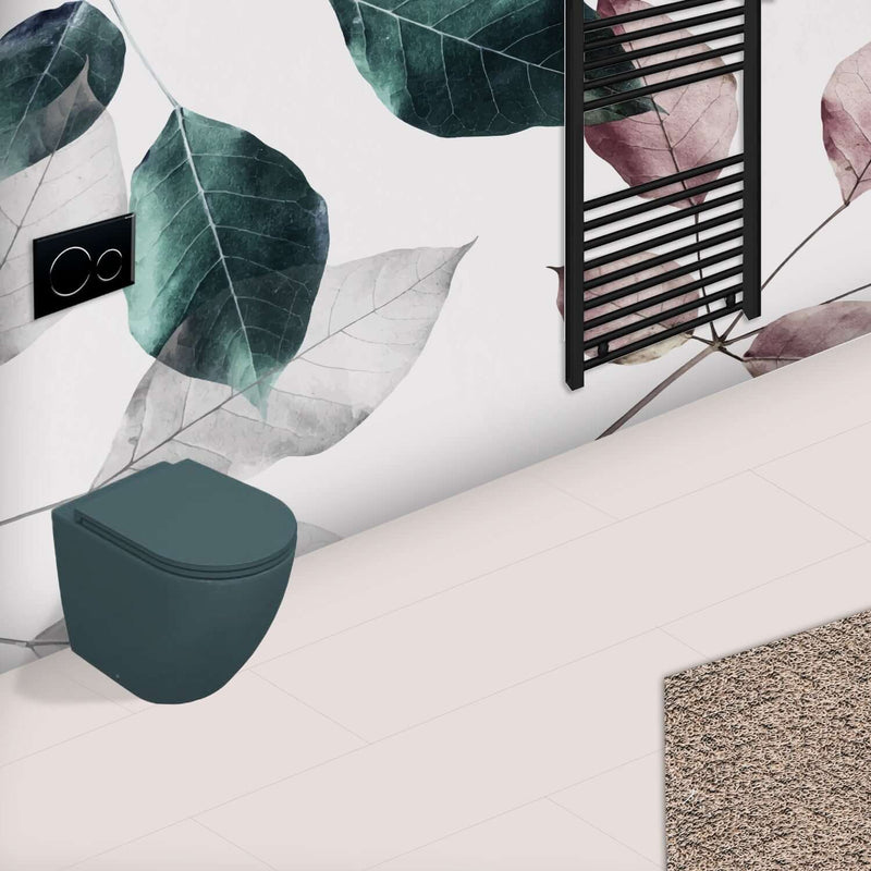 Vaso filomuro Rimless BathCore serie Infinity 52x36