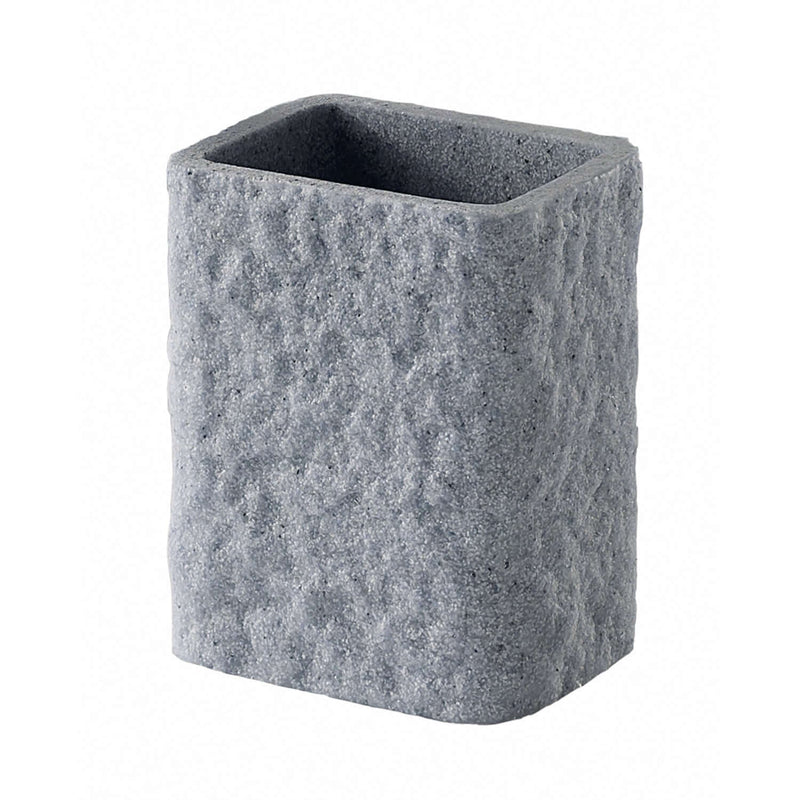 Portaspazzolini da appoggio Gedy serie Aries - Grigio