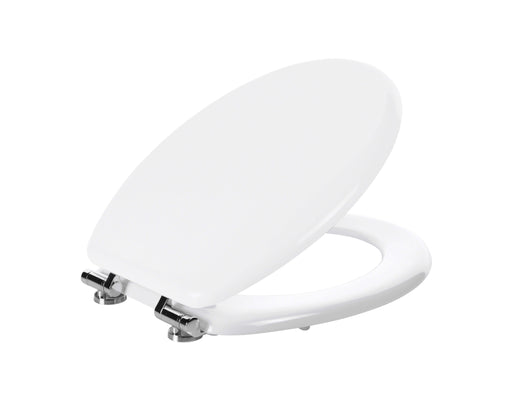 Sedile wc universale con chiusura Soft Close in MDF di Gedy modello Corniola - Bianco