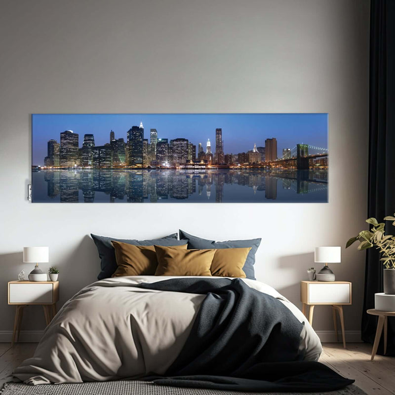 Termoarredo design linea TermoCrea Modello 'New York' cm 58,5x200 a piastra orizzontale interasse mm 50 by CeramicStore | Lo specialista del tuo bagno
