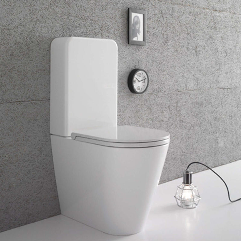 Vaso monoblocco filoparete Multi 58x36 cm modello Forty3 Ceramica Globo - sedile Softclose