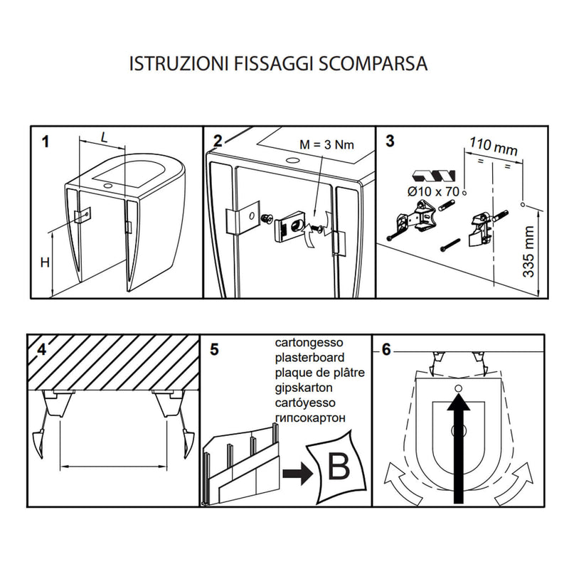 Bidet Filomuro 55x37 cm h50 collezione Flo Kerasan