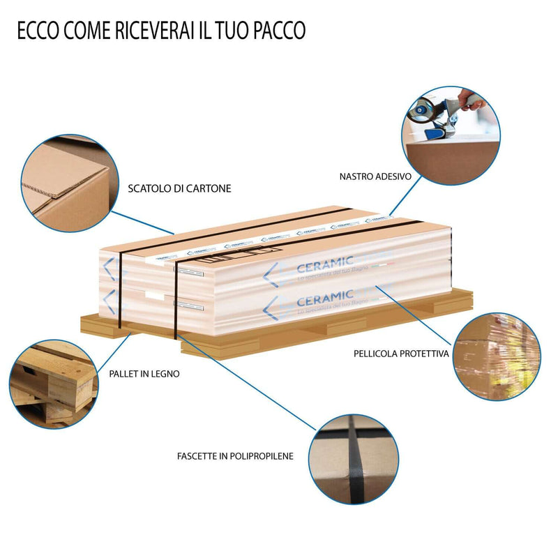 Termoarredo design linea TermoCrea Modello 'New York' cm 51x180 a piastra orizzontale interasse mm 50 by CeramicStore | Lo specialista del tuo bagno