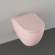 Sanitari sospesi Rimless con copriwater Soft Close BathCore serie Infinity 53x36