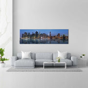 Termoarredo design linea TermoCrea Modello 'New York' cm 735x180 a piastra orizzontale interasse mm 50 by CeramicStore | Lo specialista del tuo bagno