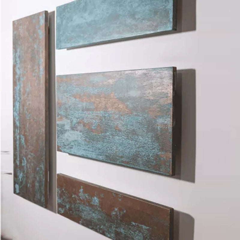 Termoarredo a piastra modello Perfetto 110x55 cm interasse 5 cm - Verderame by CeramicStore | Lo specialista del tuo bagno